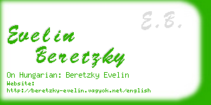 evelin beretzky business card